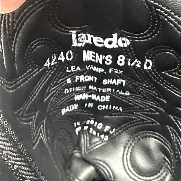 Laredo Boots Size 8 1/2D main image 5